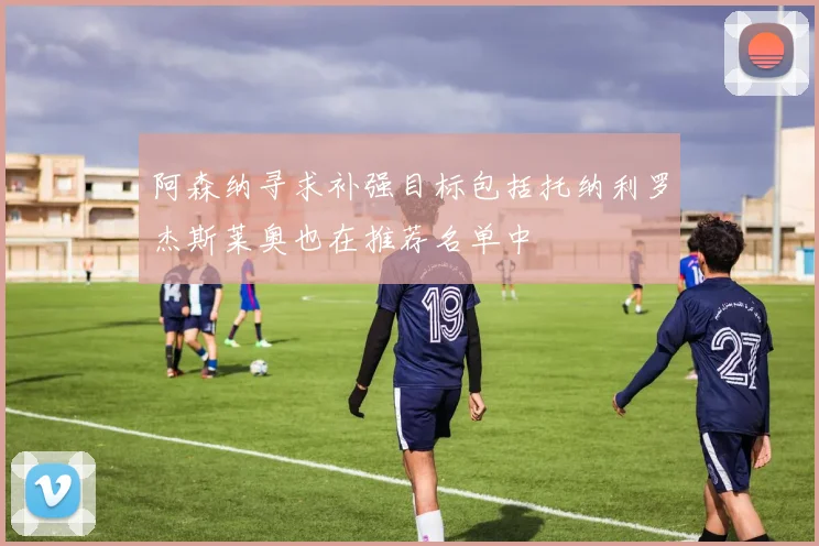阿森纳寻求补强目标包括托纳利罗杰斯莱奥也在推荐名单中